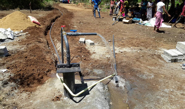 completed tube well project